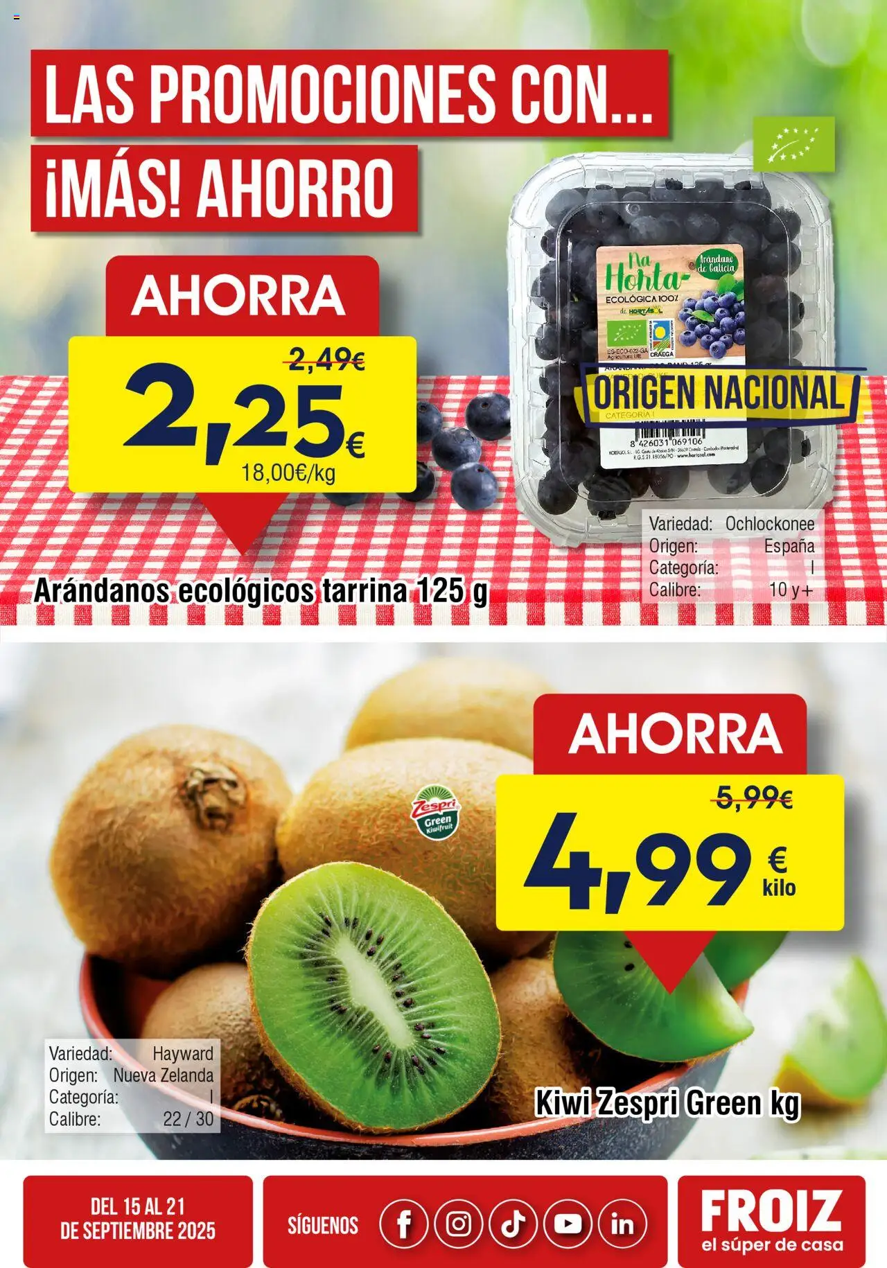 Froiz Oferta semanal │ válido desde el 15.09.2025 | Página: 1