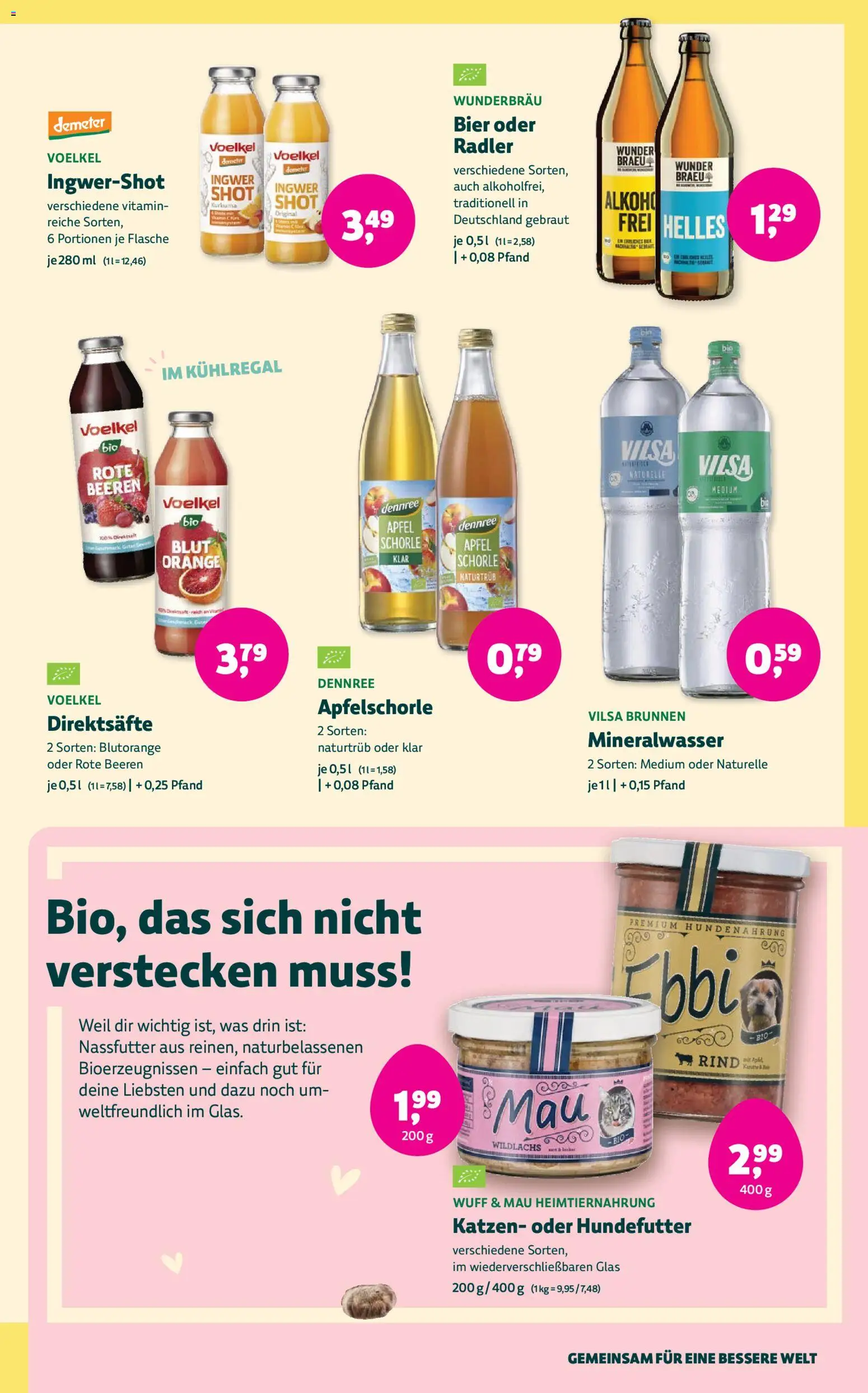 BioMarkt Prospekt 	 – gültig ab 25.03.2026 | Seite: 15 | Produkte: Bier, Äpfel, Mineralwasser, Radler