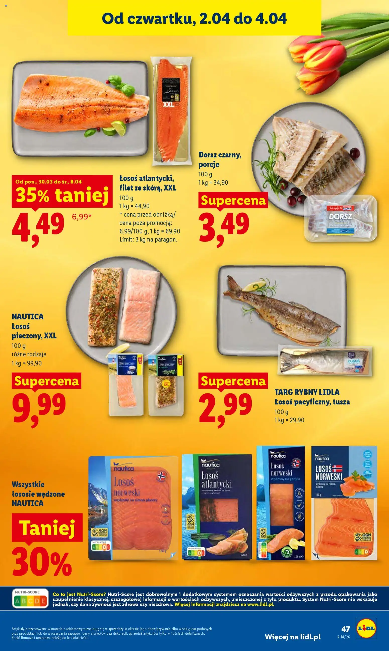 Lidl Polsko leták od 02.04.2026 | Strana: 51 | Produkty: Losos, Filet