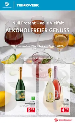 Transgourmet  Getränke alkoholfrei ab 29.12.2025 gültig
