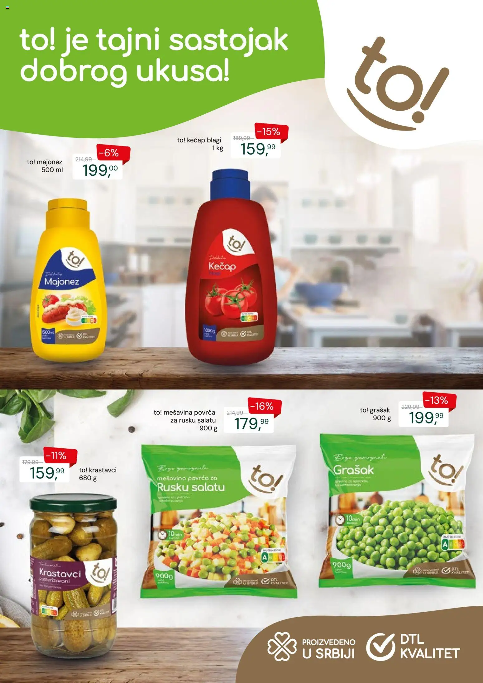 Podunavlje katalog - važi od 08.04.2026 | Strana: 2 | Proizvode: Majonez, Kečap, Krastavci, Grašak