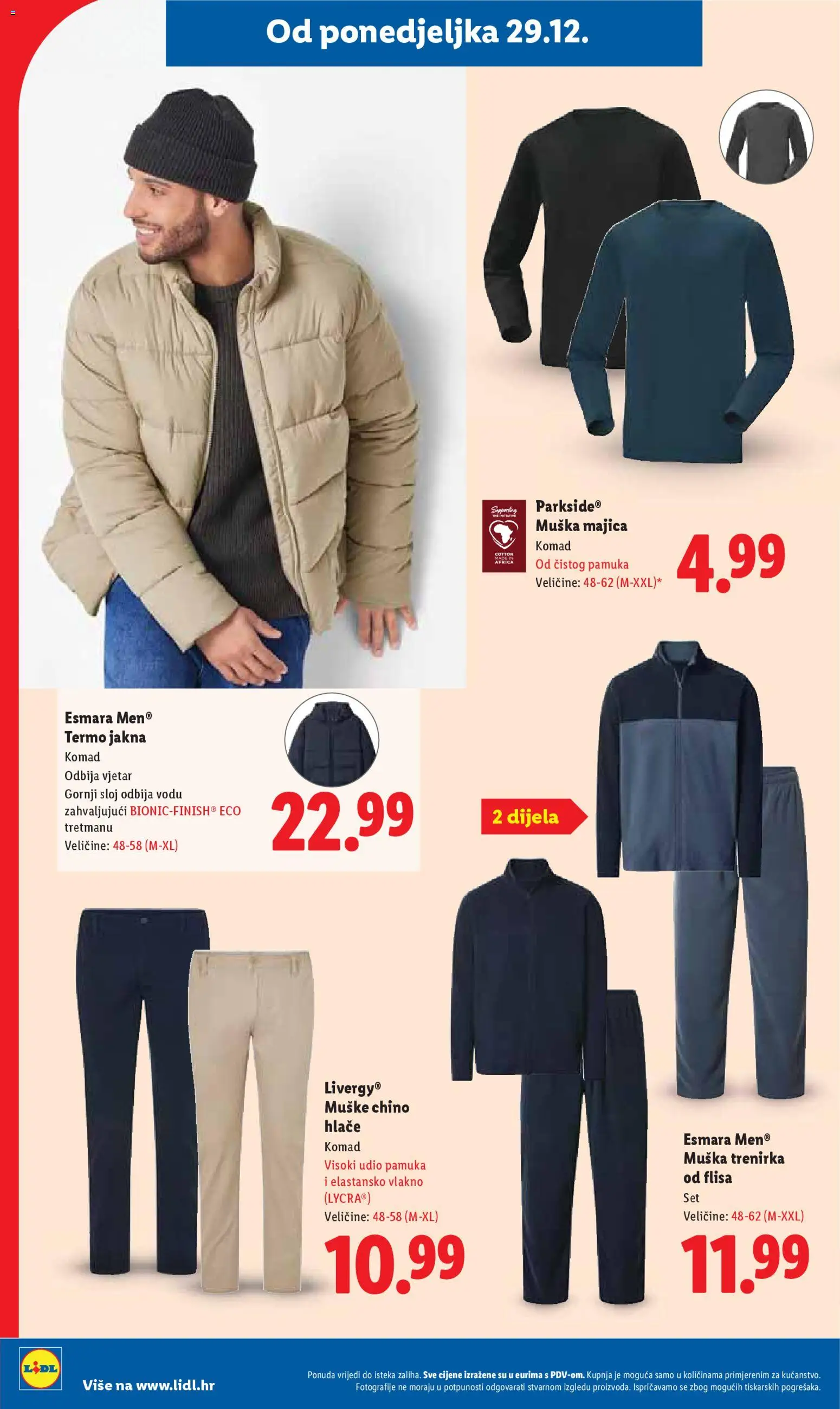 Lidl katalog | vrijedi od 27.12.2025 | Stranica: 30 | Proizvodi: Majica, Hlače, Parkside, Trenirka