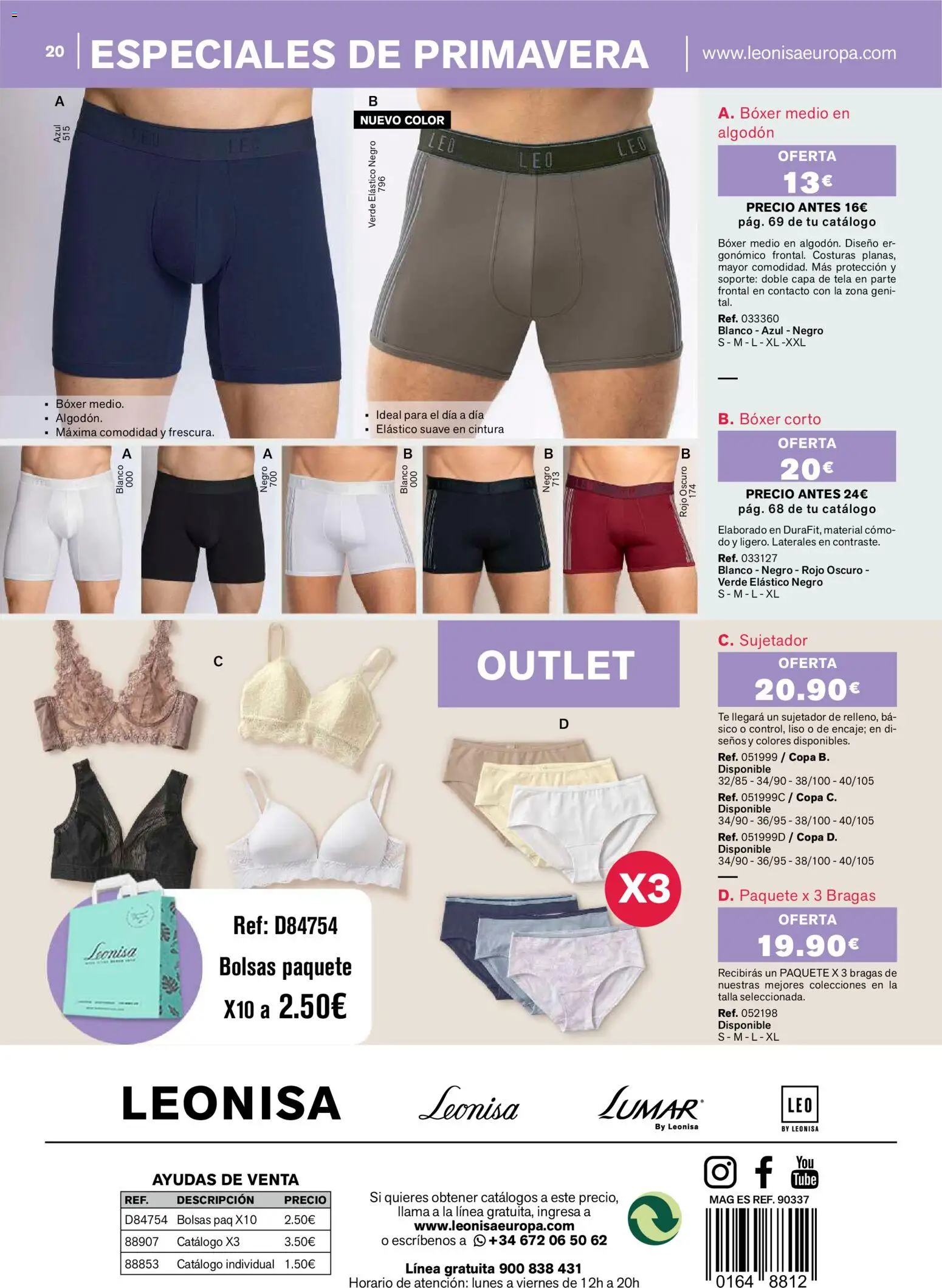 Leonisa folleto │ válido desde el 01.04.2026 | Página: 20 | Productos: Bragas, Té