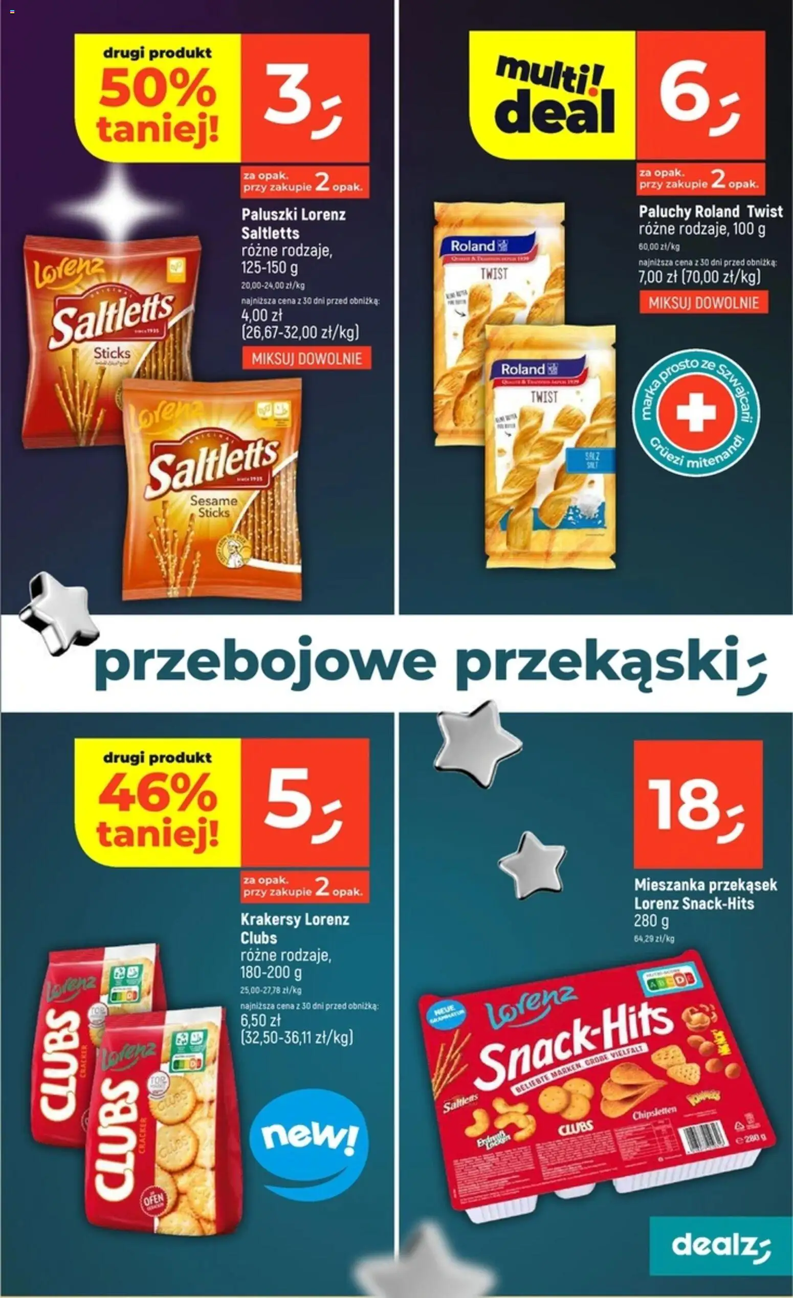 Dealz Gazetka od 27.12.2025 | Strona: 5 | Produkty: Paluszki, Krakersy