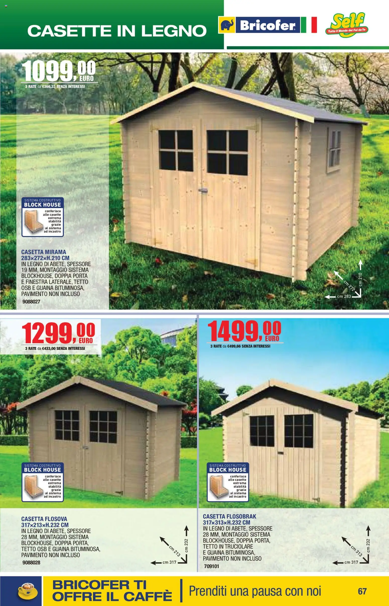 Volantino Self del 14.04.2026 | Pagina: 67 | Prodotti: Caffè, Tè, Pavimento