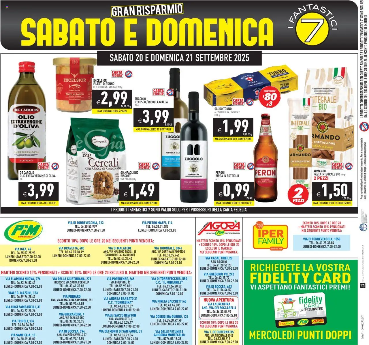 Volantino PIM Supermercati del 17.09.2025 | Pagina: 24 | Prodotti: Birra, Cereali, Tonno, Bottiglia