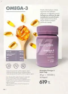 Farmasi Katalog - 01.08.2025 tarihinden itibaren geçerlidir | Sayfa: 104 | Ürünler: Balık, Yağ, Ağırlık