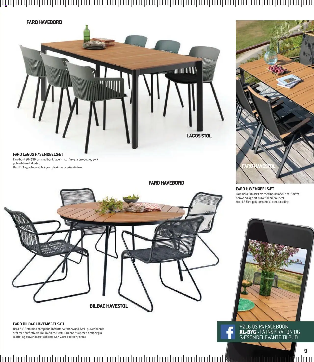 XL-BYG Tilbudsavis gyldig fra 30.06.2025 | Side: 10 | Produkter: Bord, Stol, Havestole