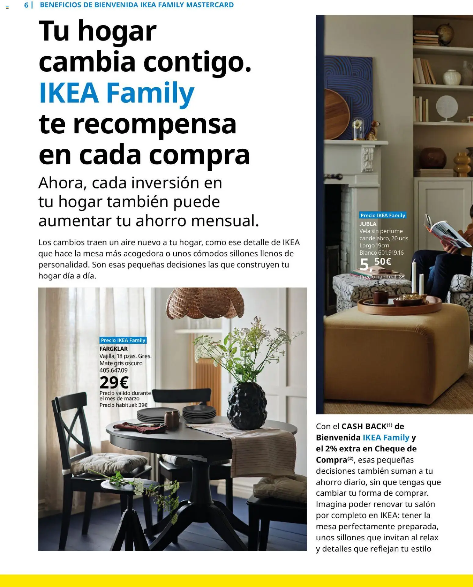 Catálogo IKEA Family Mallorca │ válido desde el 01.01.2026 | Página: 6 | Productos: Perfume, Té, Vela, Mesa