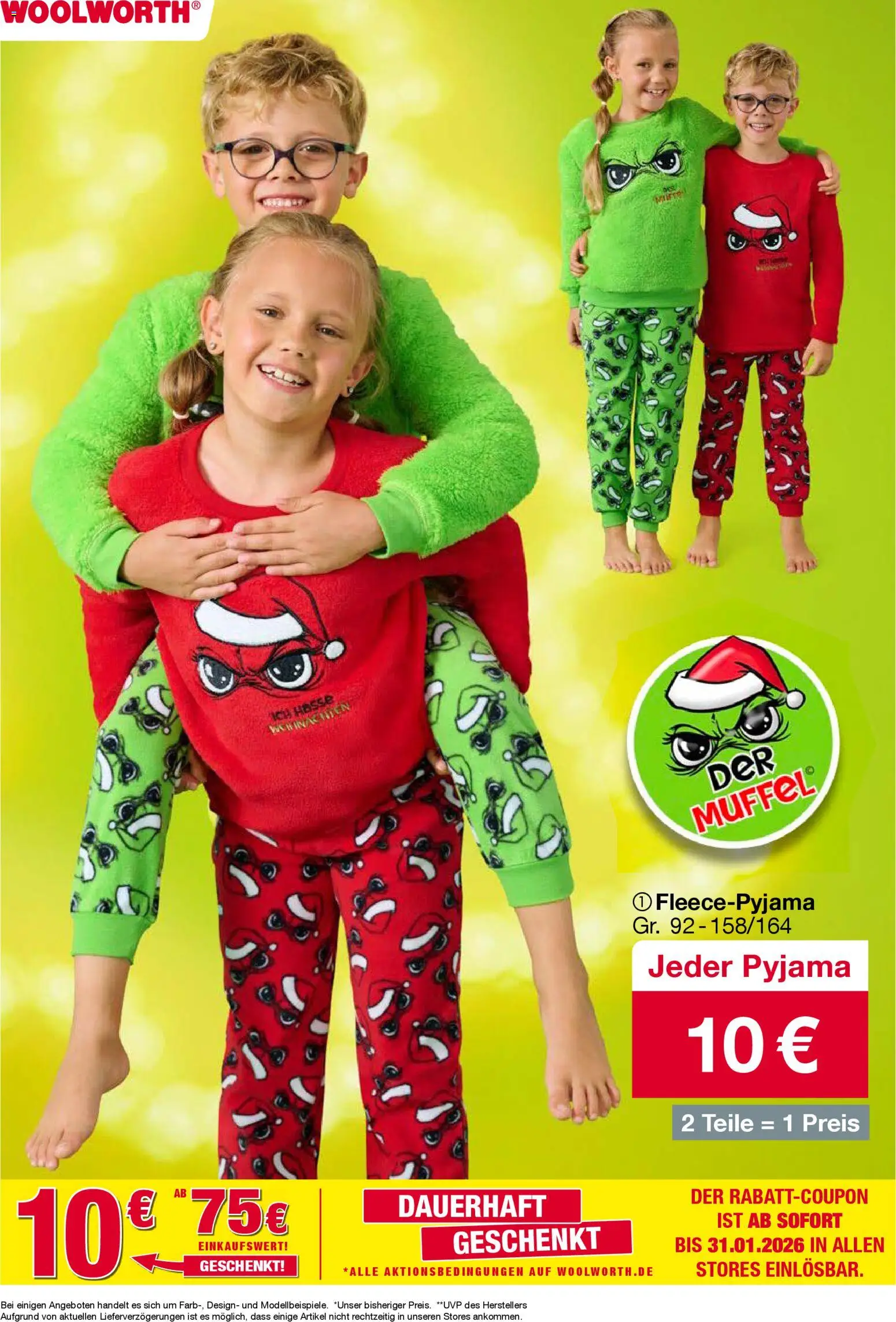 Woolworth Prospekt 	 – gültig ab 24.10.2025 | Seite: 3 | Produkte: Pyjama