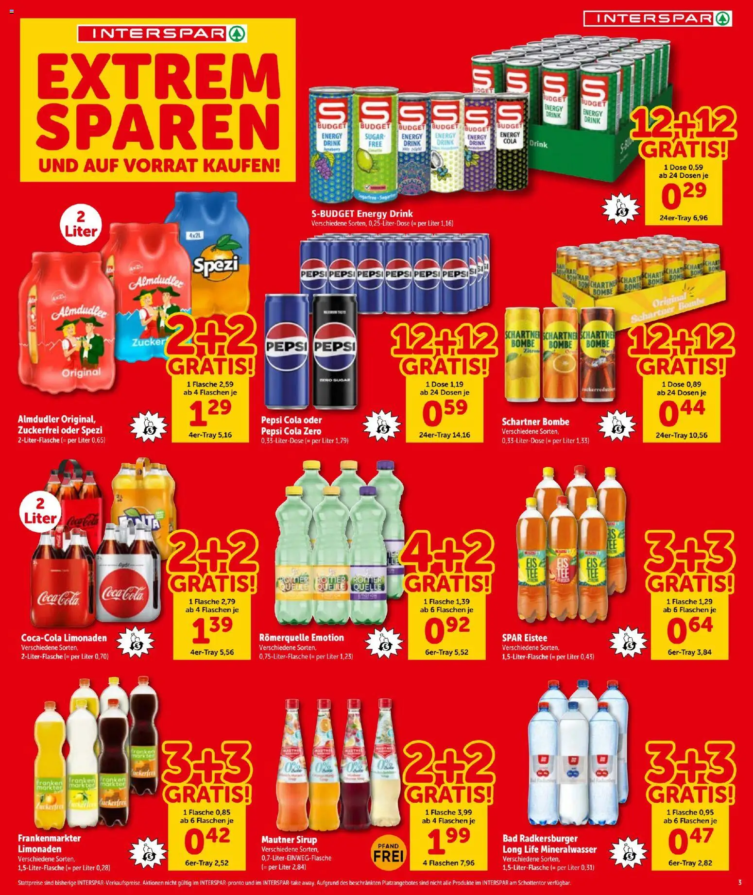 Interspar Flugblatt gültig ab 12.02.2026 | Seite: 3 | Produkte: Zucker, Bad