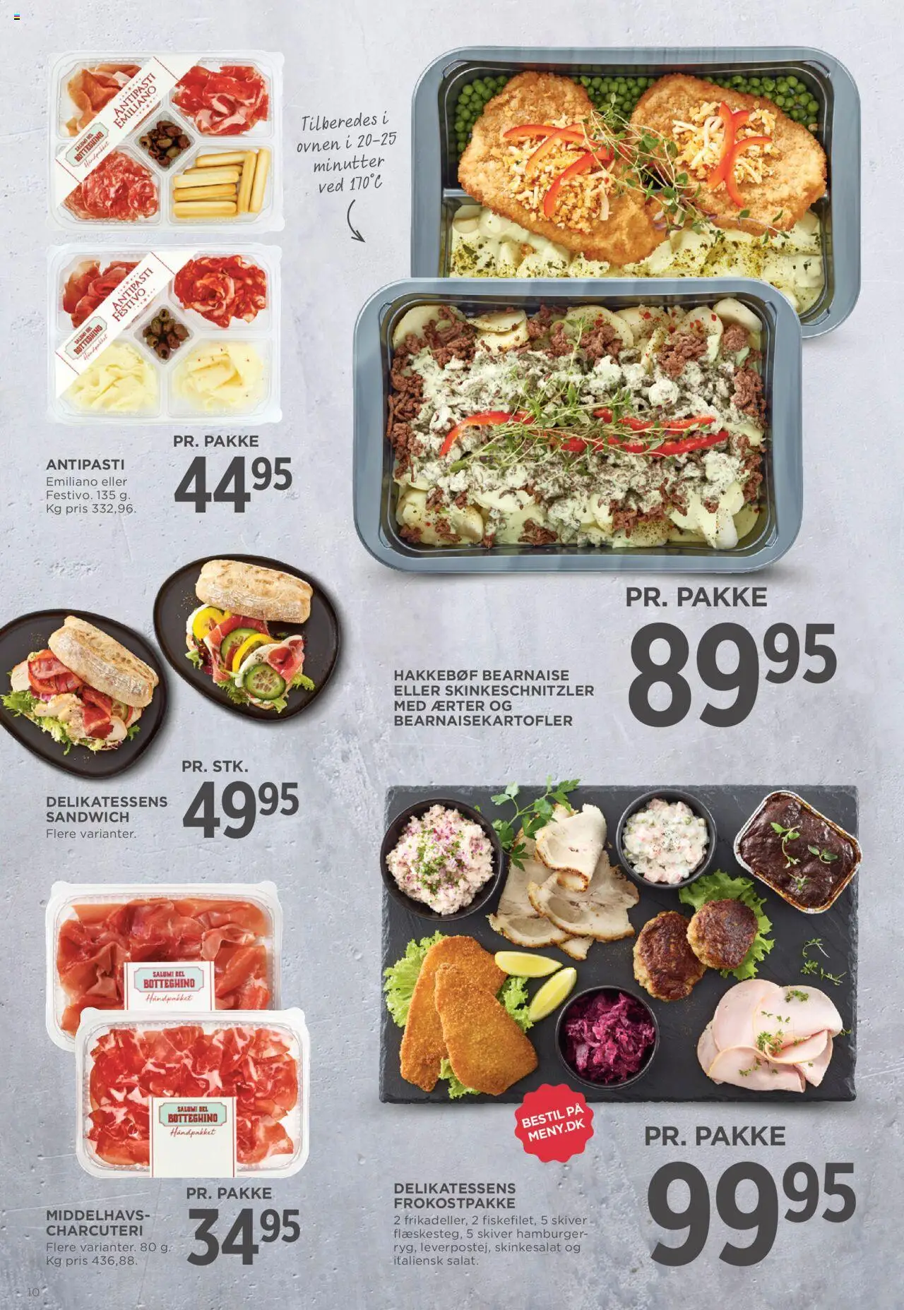 Meny tilbudsavis – gyldig fra 05.09.2025 | Side: 12 | Produkter: Ærter, Skinkesalat