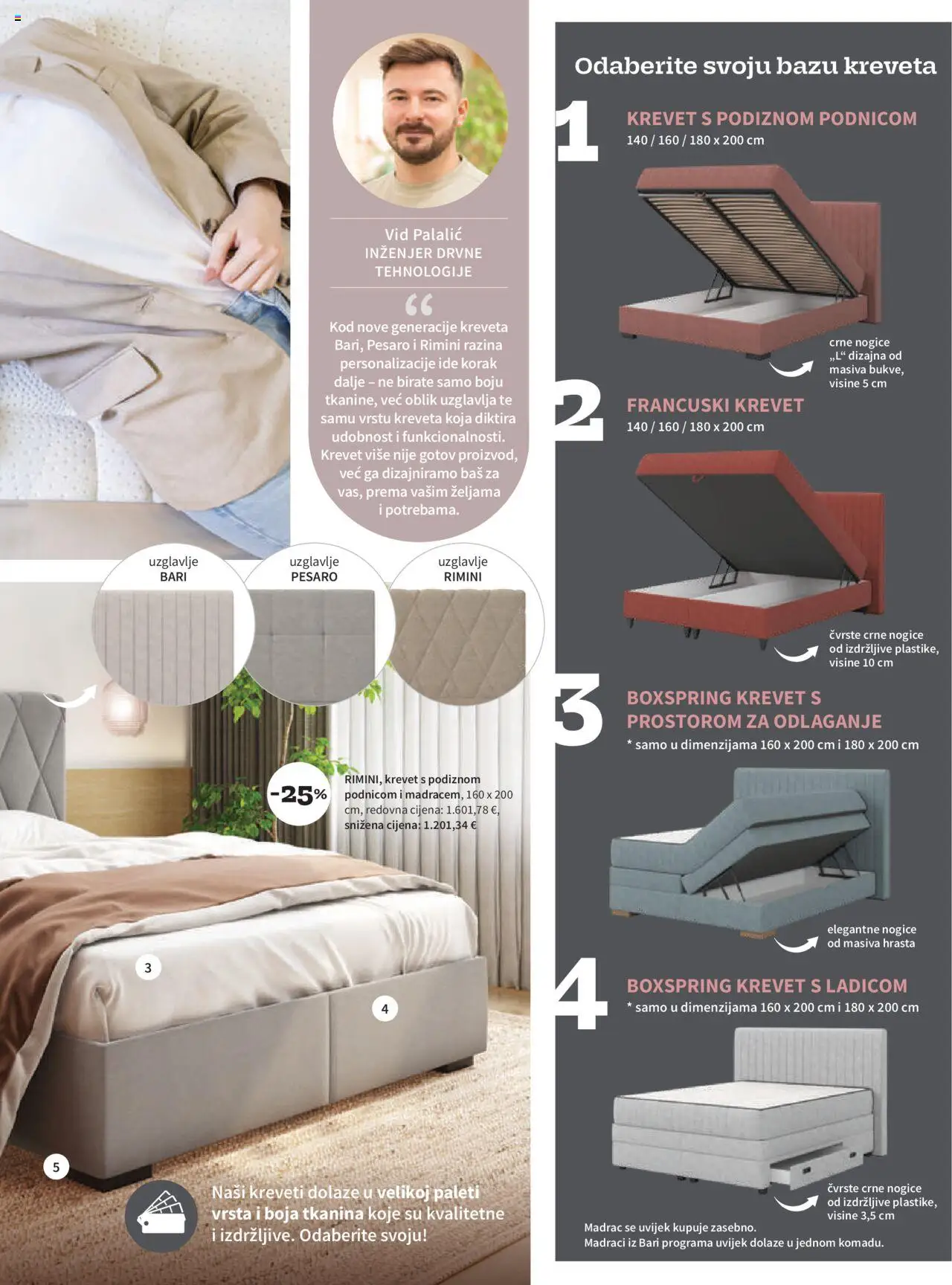 Prima katalog | vrijedi od 01.10.2025 | Stranica: 13 | Proizvodi: Krevet, Madrac, Francuski krevet