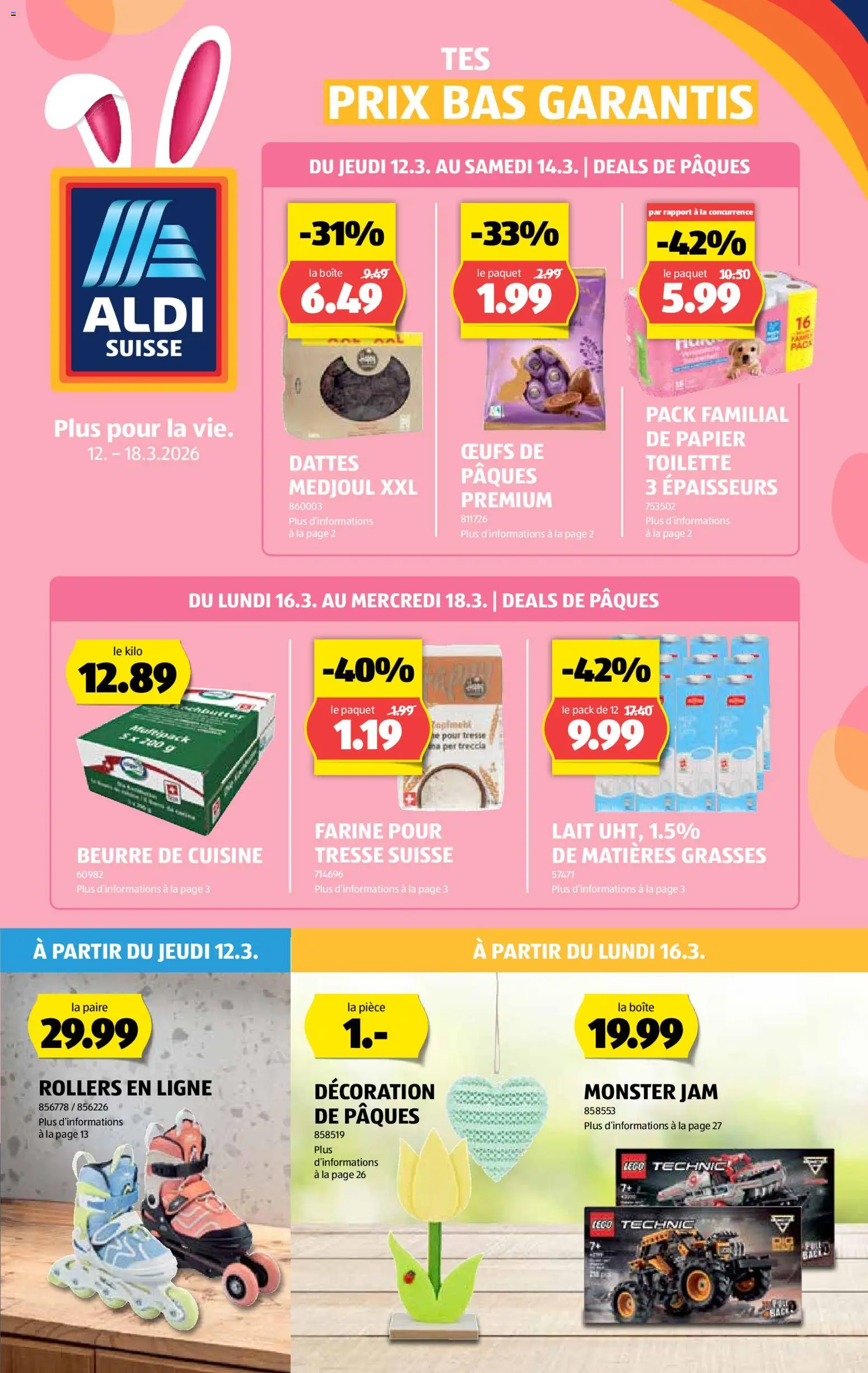 Aldi aktionen FR – gültig ab 12.03.2026 | Seite: 1 | Produkte: Toilette