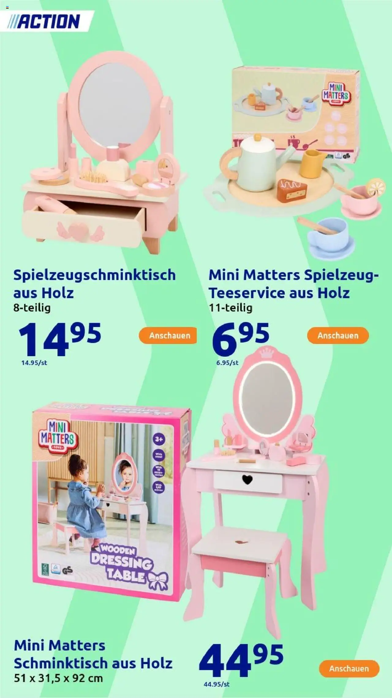 Action Prospekt – gültig ab 24.09.2025 | Seite: 66 | Produkte: Schminktisch, Dressing