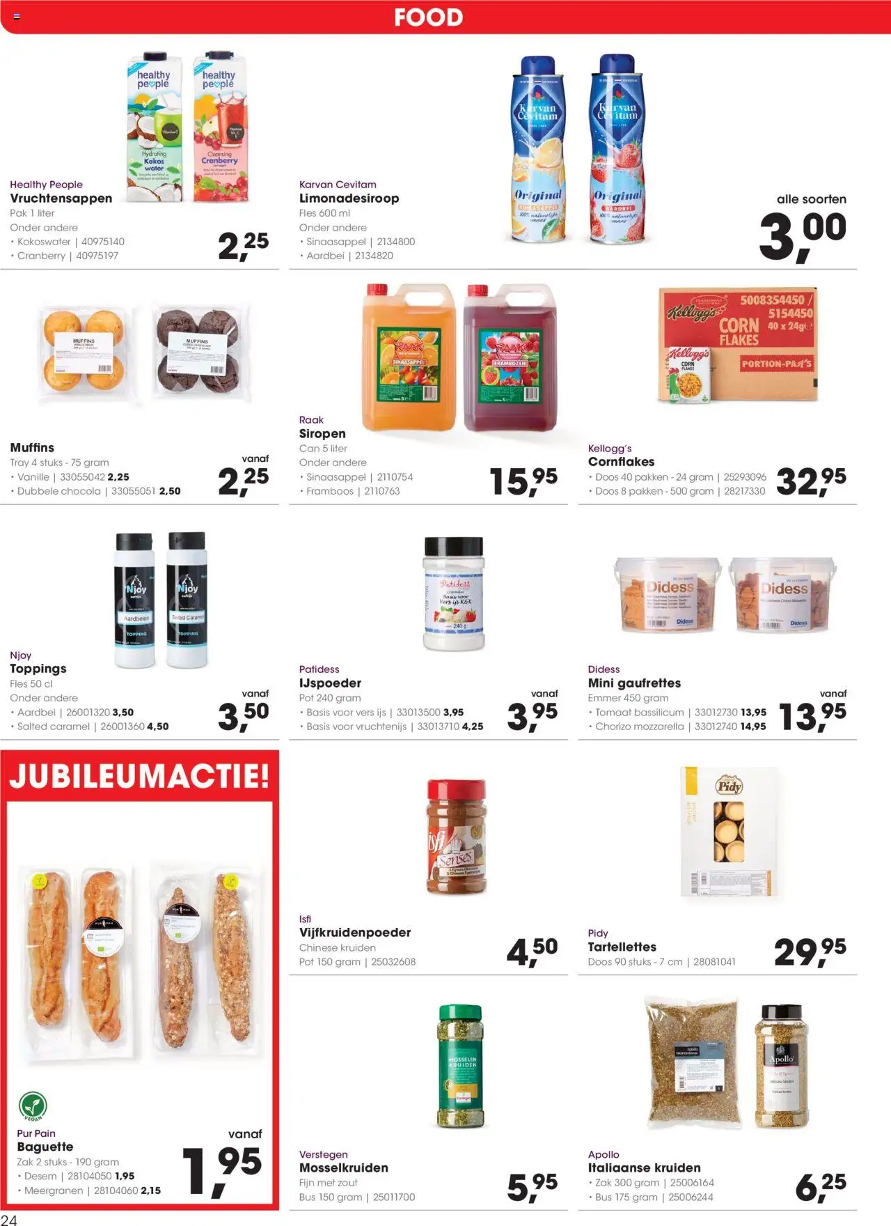  | Pagina: 24 | Producten: Muffins, Pot, Festék, Aardbei