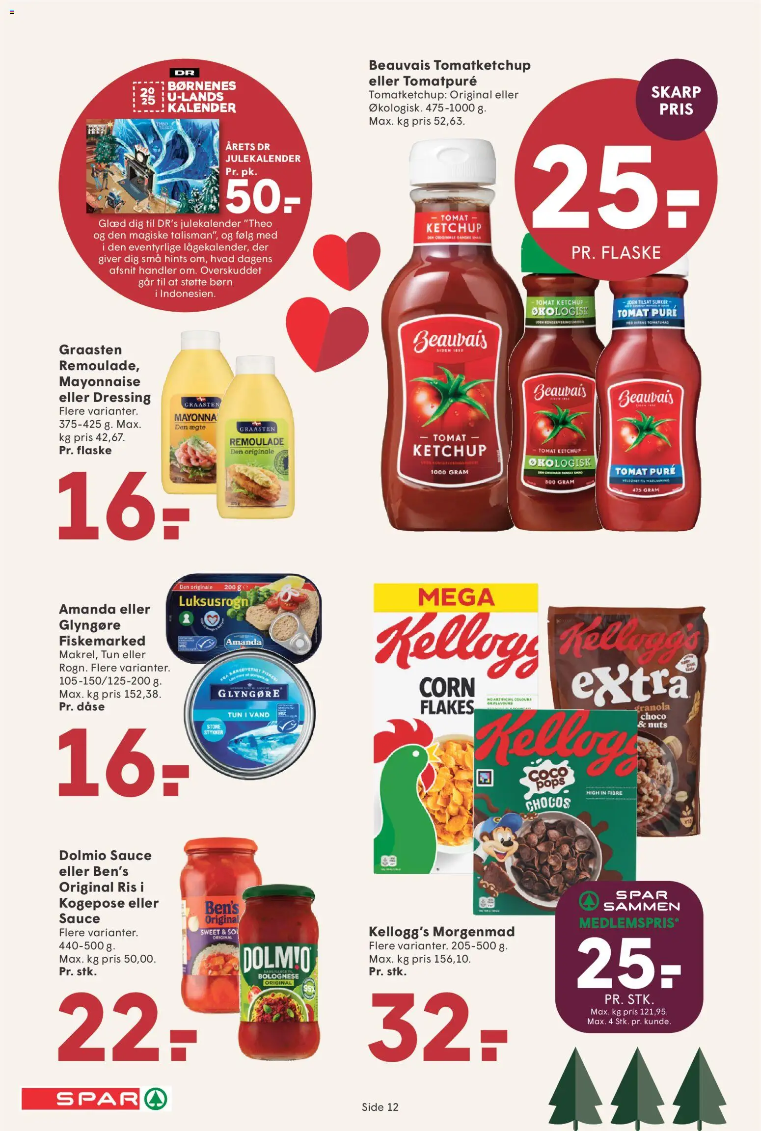 Spar tilbudsavis – gyldig fra 14.11.2025 | Side: 13 | Produkter: Ris, Dressing, Tun, Sukker