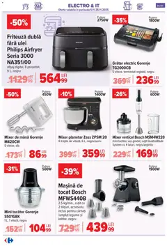 Ofertele Carrefour valabile de la 19.11.2025 | Pagină: 36 | Produse: Enginar, Friteuză, Grătar, Legume