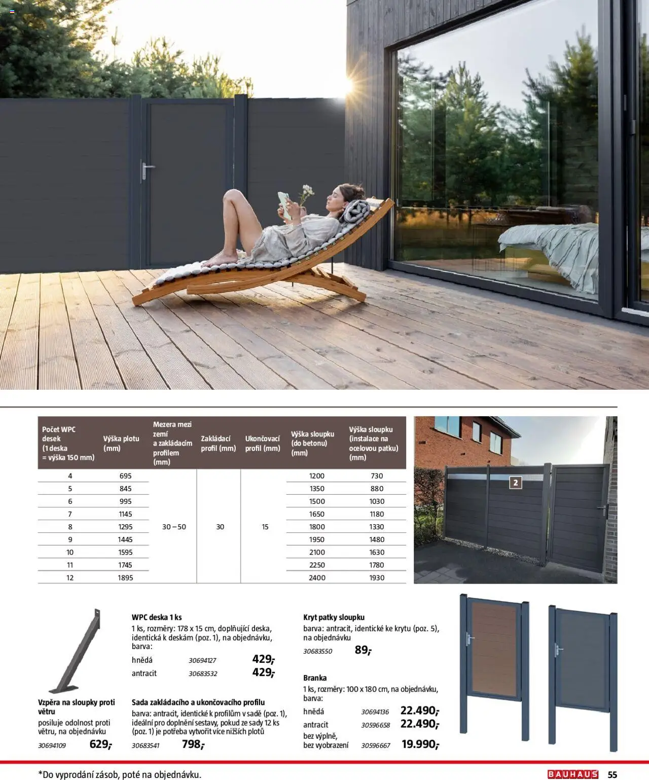 Bauhaus katalog Ploty a zahradní domky od 01.04.2025 | Strana: 55
