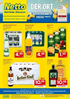 Netto Marken-Discount Prospekt Potsdam	 ab 07.04.2026 gültig