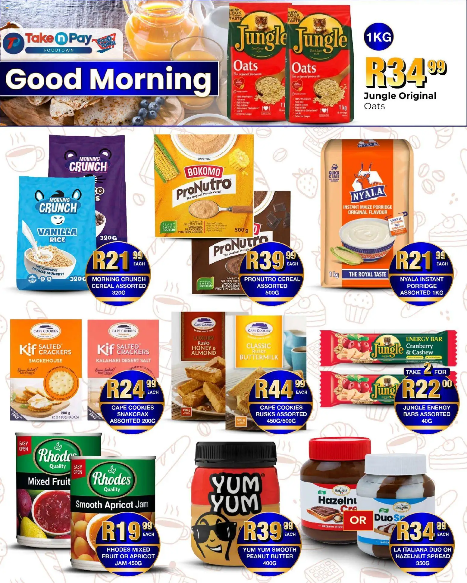 New Take n Pay catalogue – valid from 02.02.2026 | Page: 6 | Products: Vitamins, Oats, Chocolate, Peanut butter