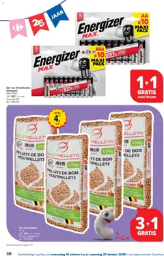 Carrefour - Hypermarkten Promoties  - Voorbeeld van een folder van Carrefour, geldig van 15.10.2025 | Pagina: 38 | Producten: Zak, Batterijen
