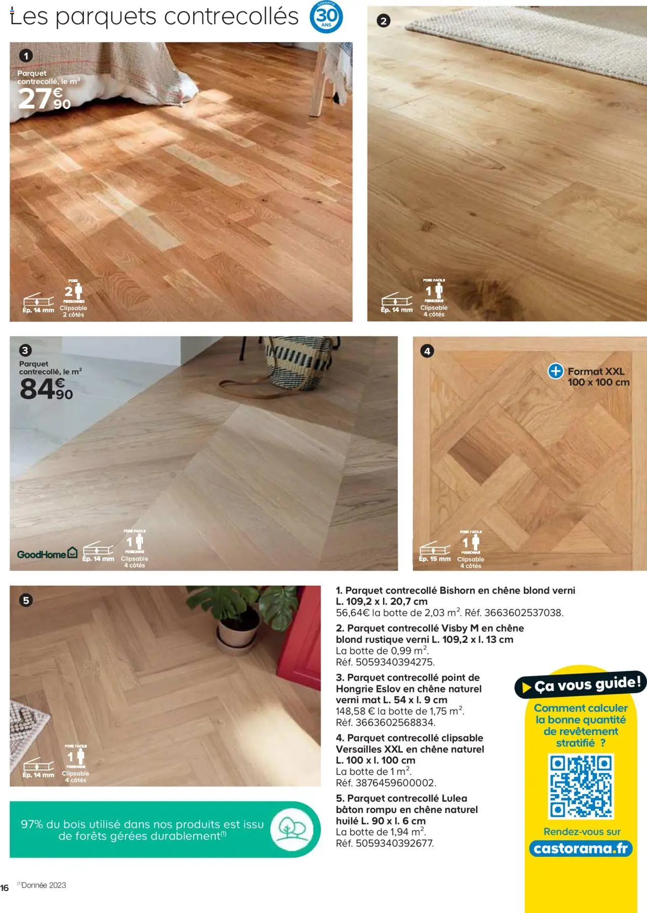 {H1} | Page: 16 | Produits: Parquet, Huile
