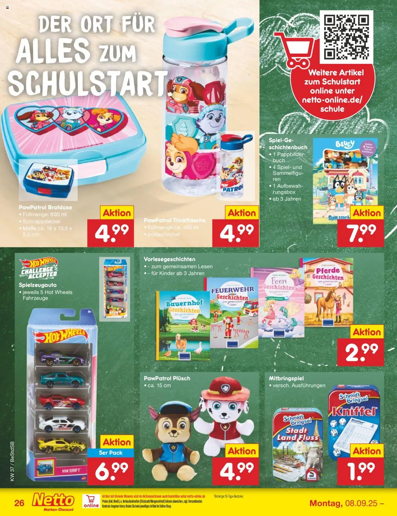 Netto Marken-Discount Prospekt 	 – gültig ab 08.09.2025 | Seite: 38 | Produkte: Spiel