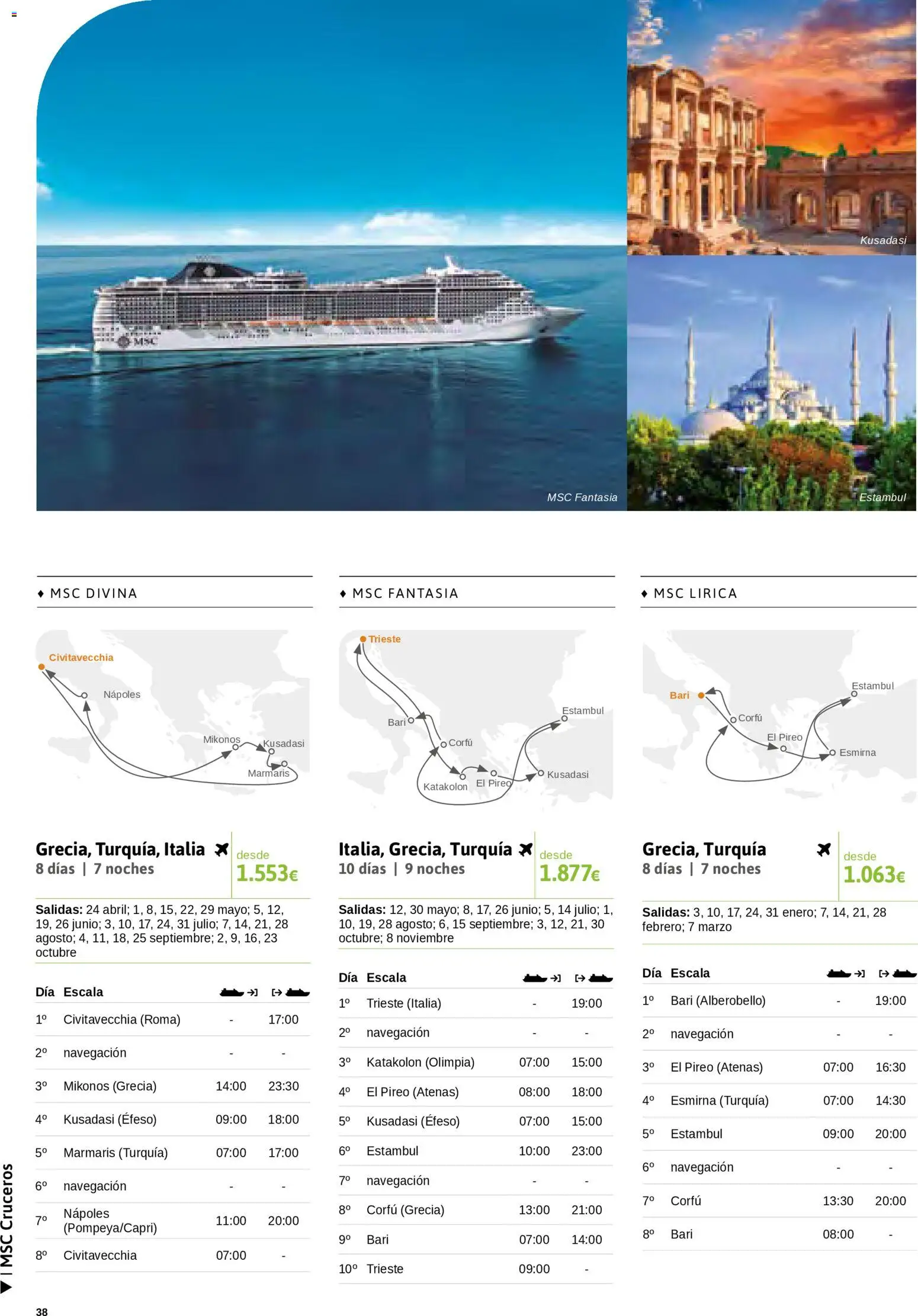 Viajes El Corte Inglés Cruceros marítimos │ válido desde el 01.01.2026 | Página: 39 | Productos: Navegación