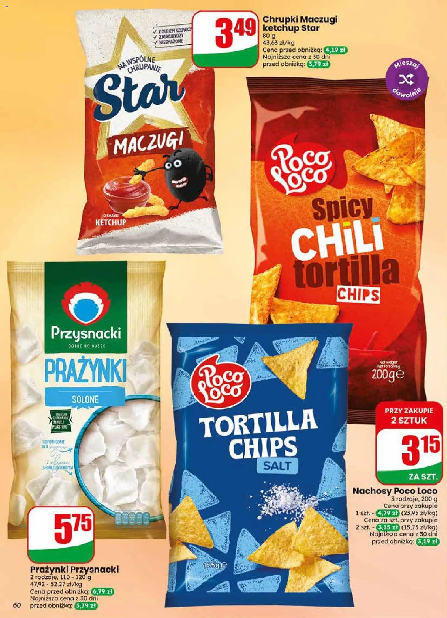 Dino gazetka od 29.04.2026 | Strona: 60 | Produkty: Chili, Ketchup, Chrupki, Tortilla