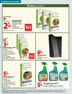 Auchan - Prévisualisation de Auchan - Produits laitiers valide à partir de 17.02.2026 | Page: 36 | Produits: Fumier De Cheval, Terreau, Gazon, Copeaux de bois