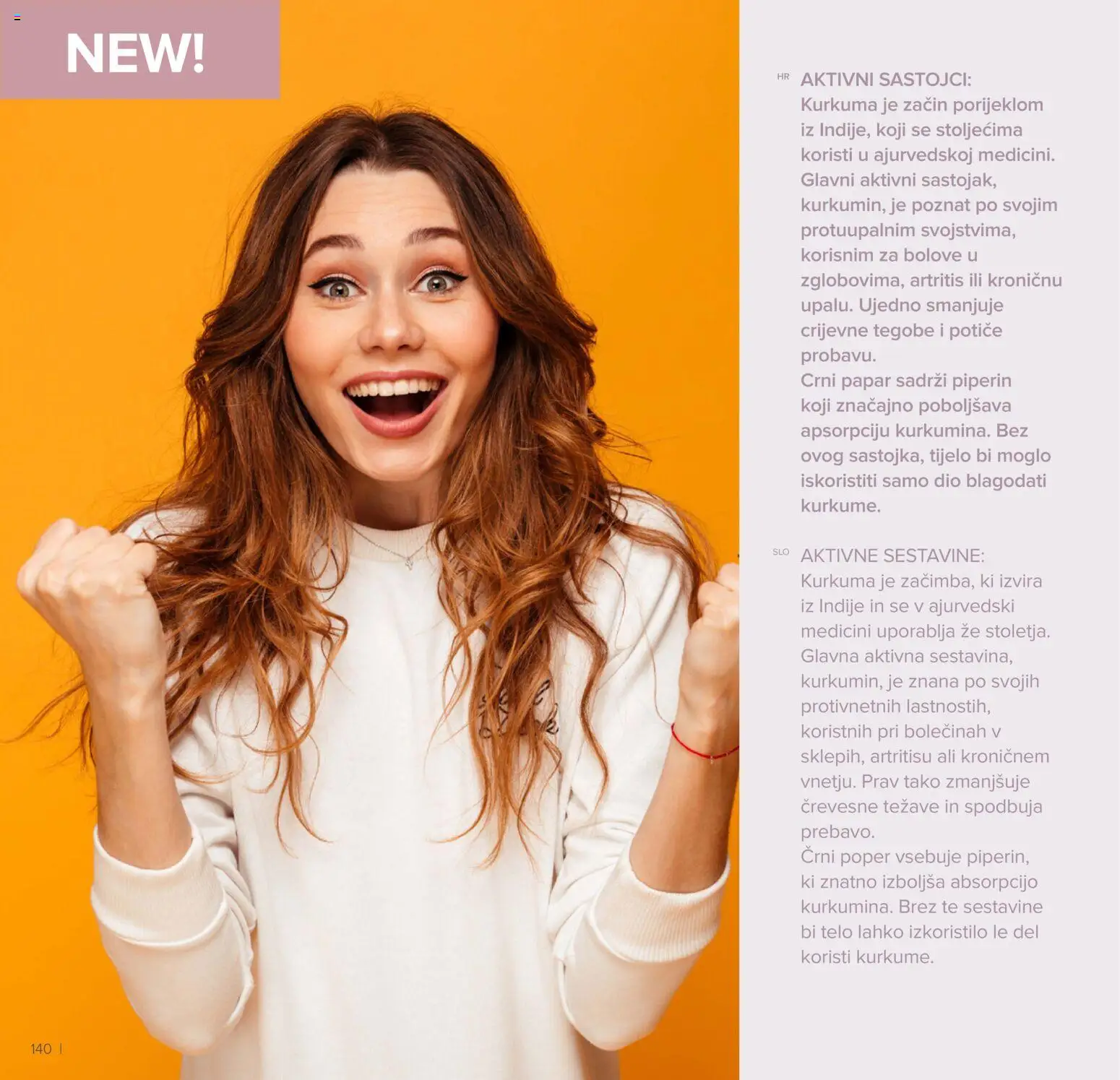 Farmasi katalog | vrijedi od 01.01.2026 | Stranica: 140 | Proizvodi: Papar, Kurkuma