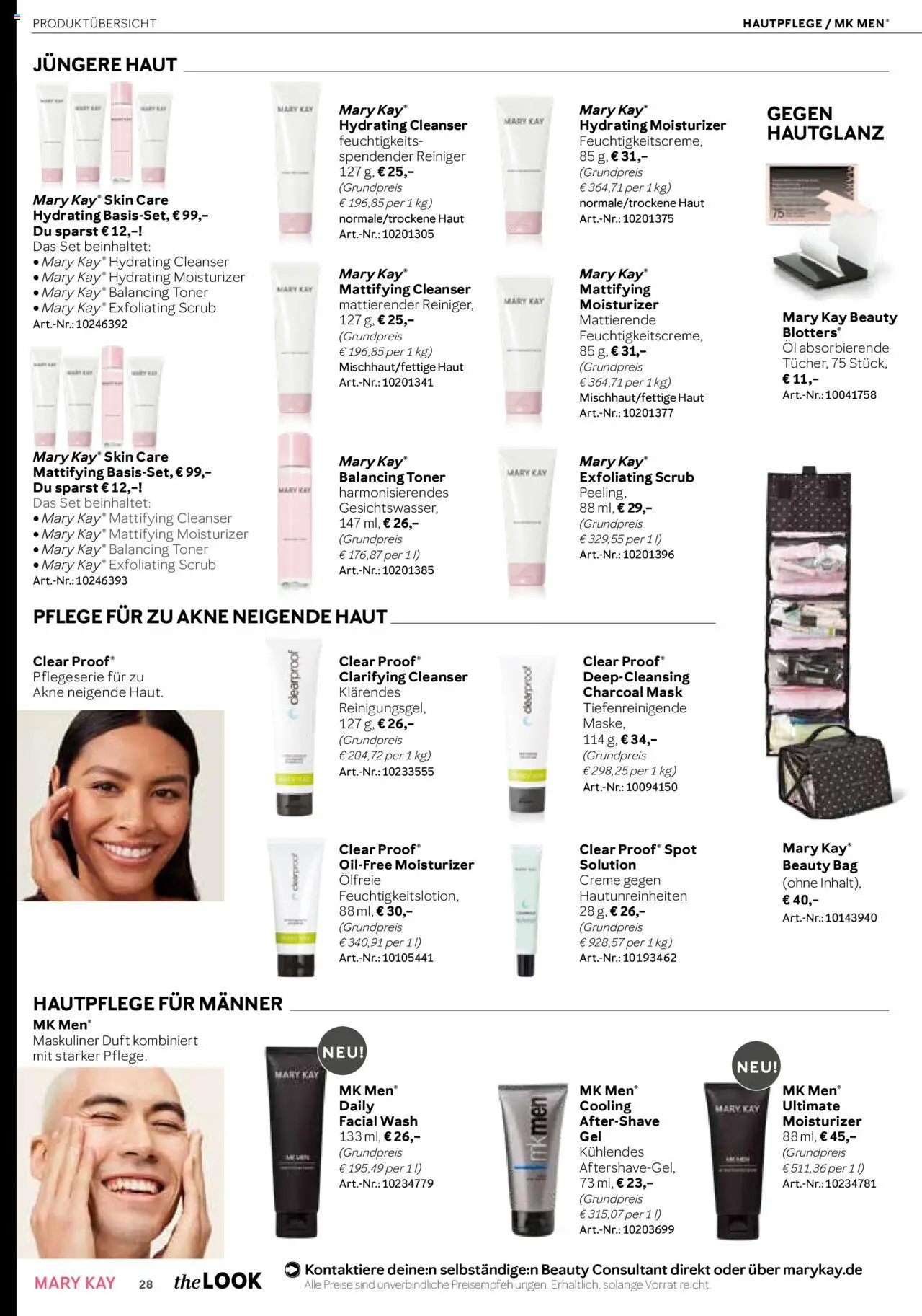 Mary Kay Katalog - gültig ab dem 16.07.2025 | Seite: 28 | Produkte: Toner, Öl, Duft, Creme