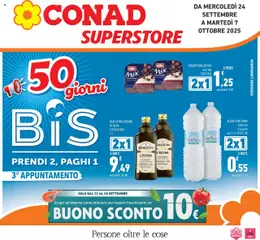 Anteprima del volantino Conad Superstore Lombardia catalogo valido a partire dal 24.09.2025