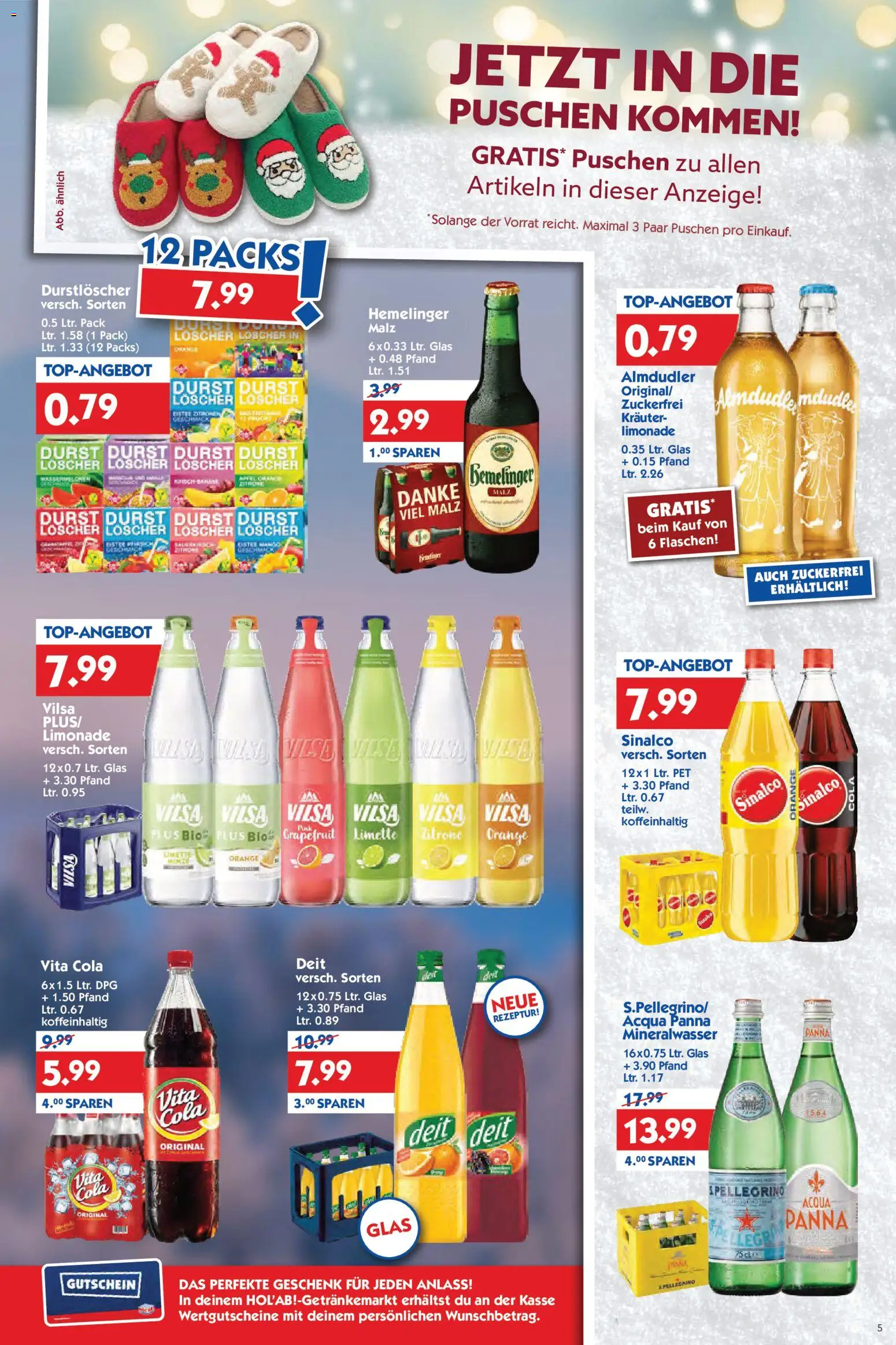 HOL’AB! Prospekt 	 – gültig ab 24.11.2025 | Seite: 5 | Produkte: Sinalco, Cola, Zitrone, Limette