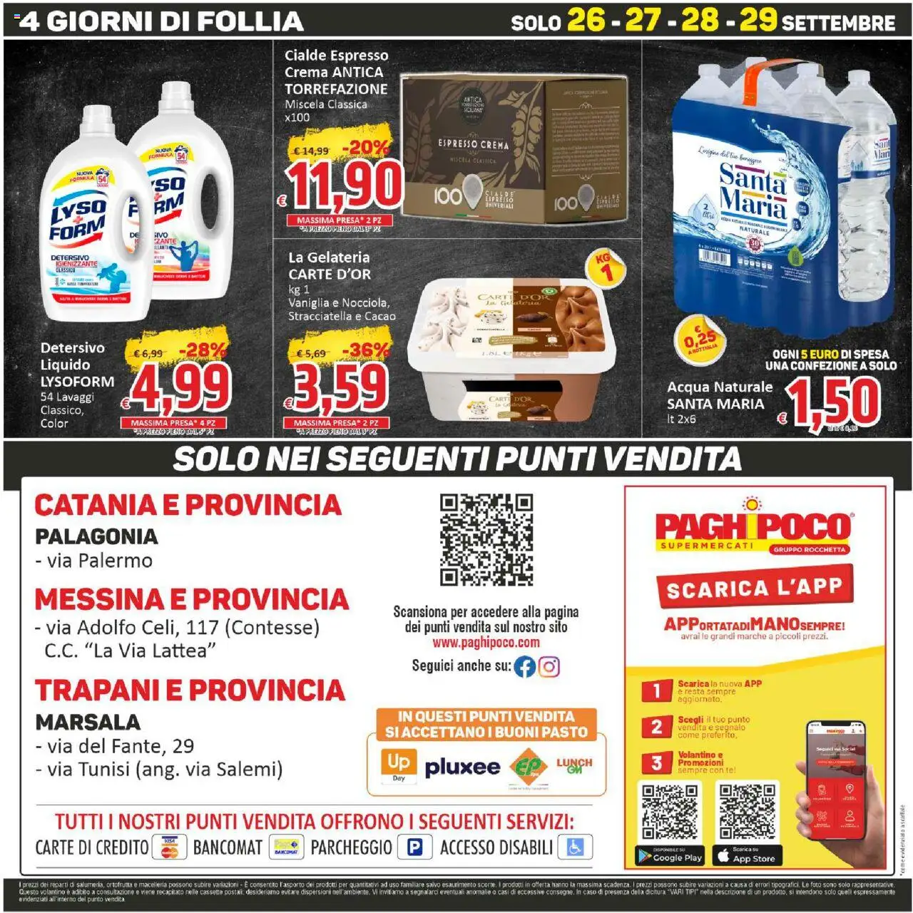 Volantino Paghi Poco del 19.09.2025 | Pagina: 20
