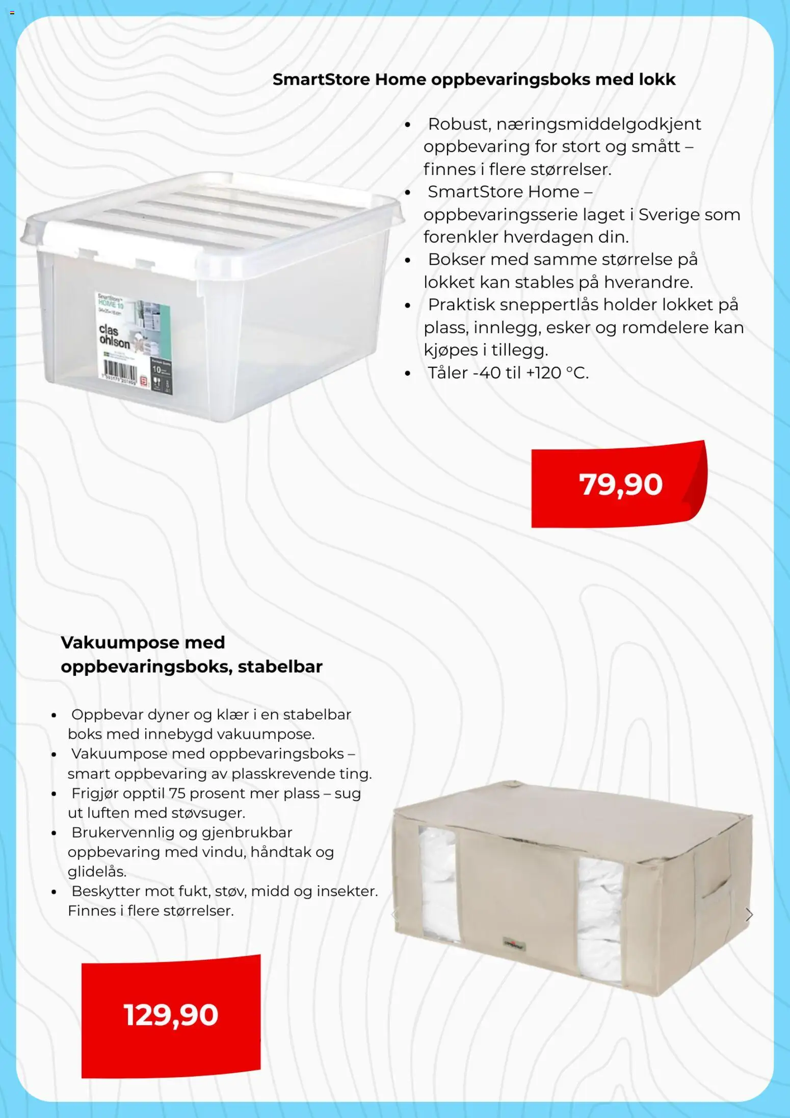 {H1} | Side: 5 | Produkter: Klær, Oppbevaringsboks, Boks, Håndtak