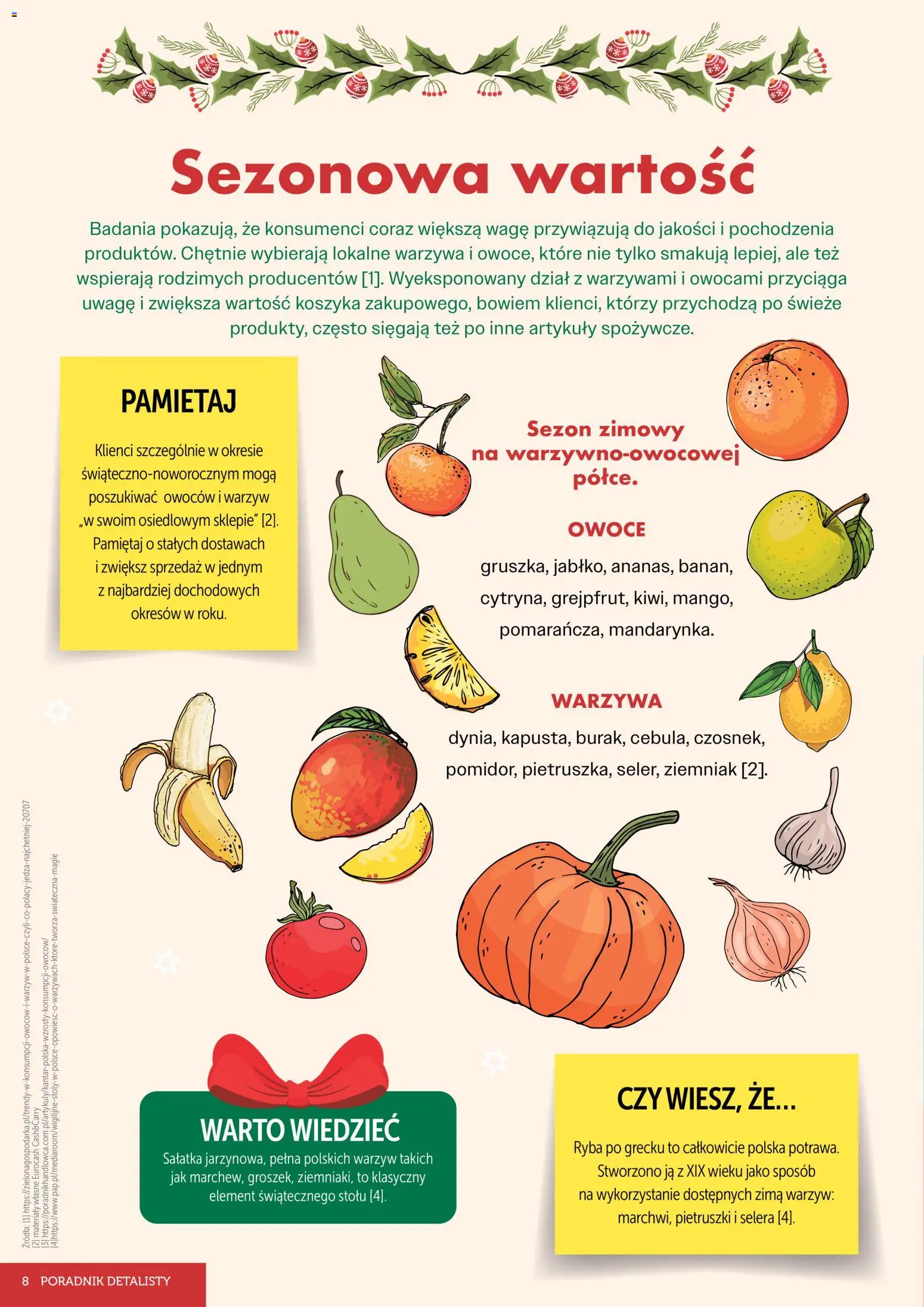 Eurocash Gazetka - Czas Świętowania od 03.11.2025 | Strona: 8 | Produkty: Ryba po grecku, Ryba, Sałatka, Warzywa