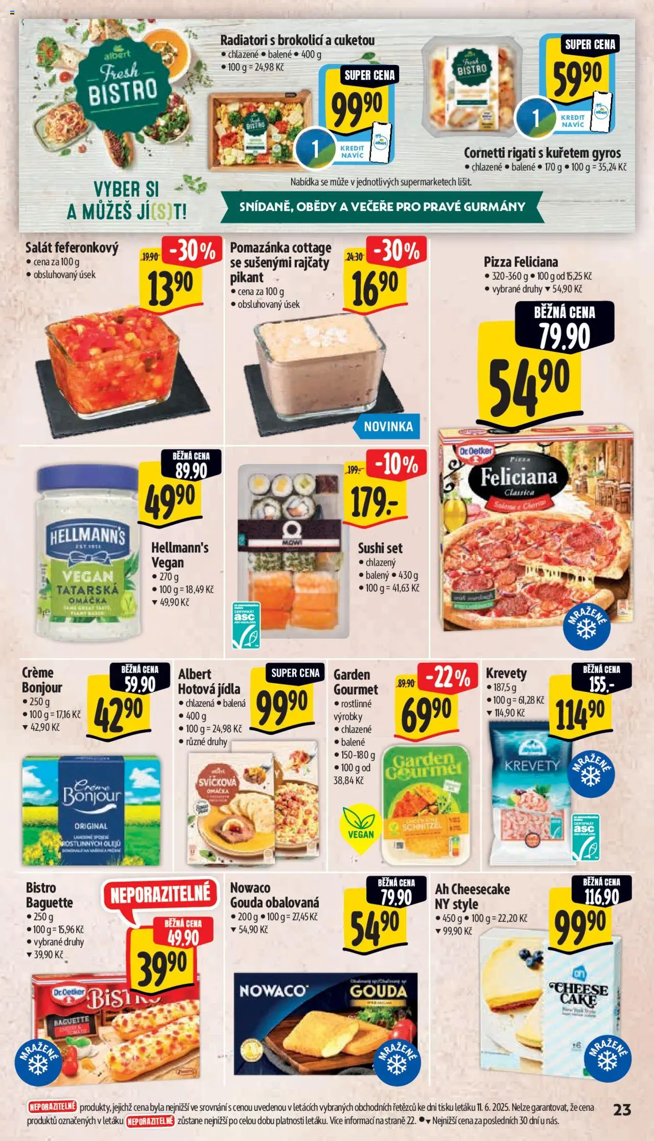 Albert leták - Supermarket od 18.06.2025 | Strana: 31 | Produkty: Pizza, Salát, Hotová jídla, Sushi set