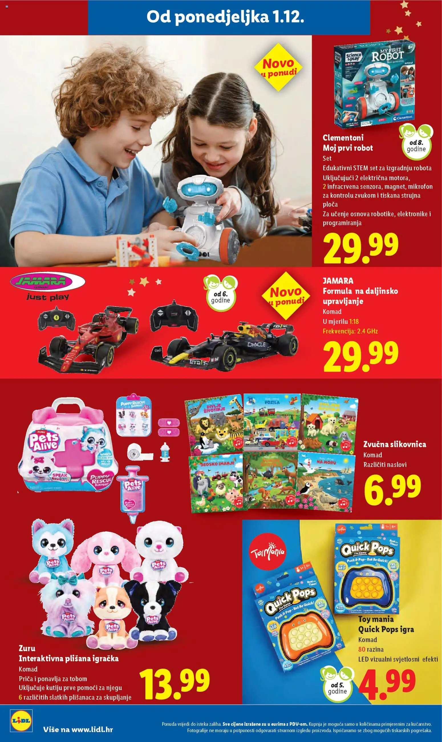 Lidl katalog | vrijedi od 01.12.2025 | Stranica: 44 | Proizvodi: Robot, Igra, Mikrofon