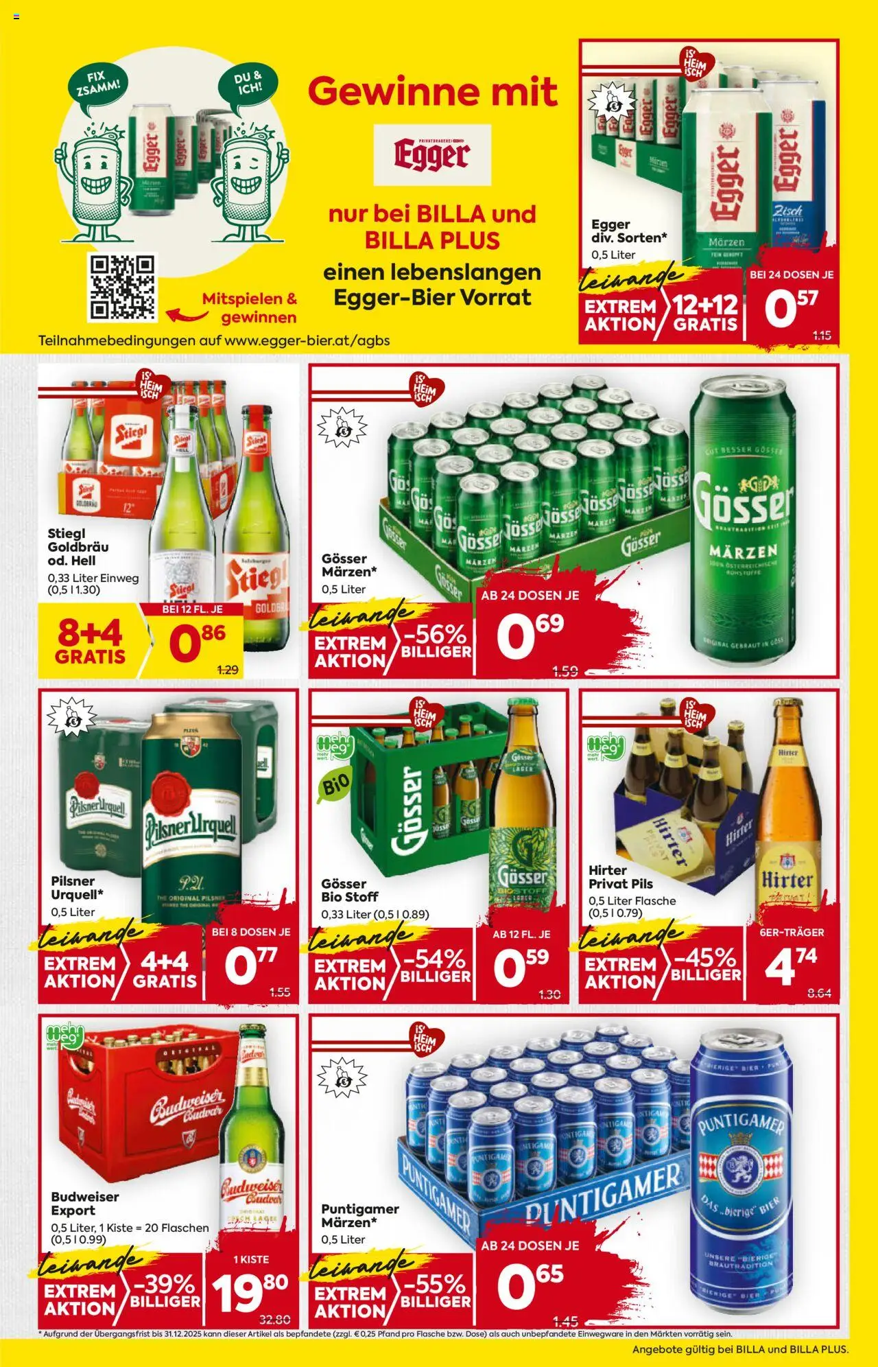 Billa Flugblatt - Steiermark gültig ab 02.10.2025 | Seite: 15 | Produkte: Bier, Fisch