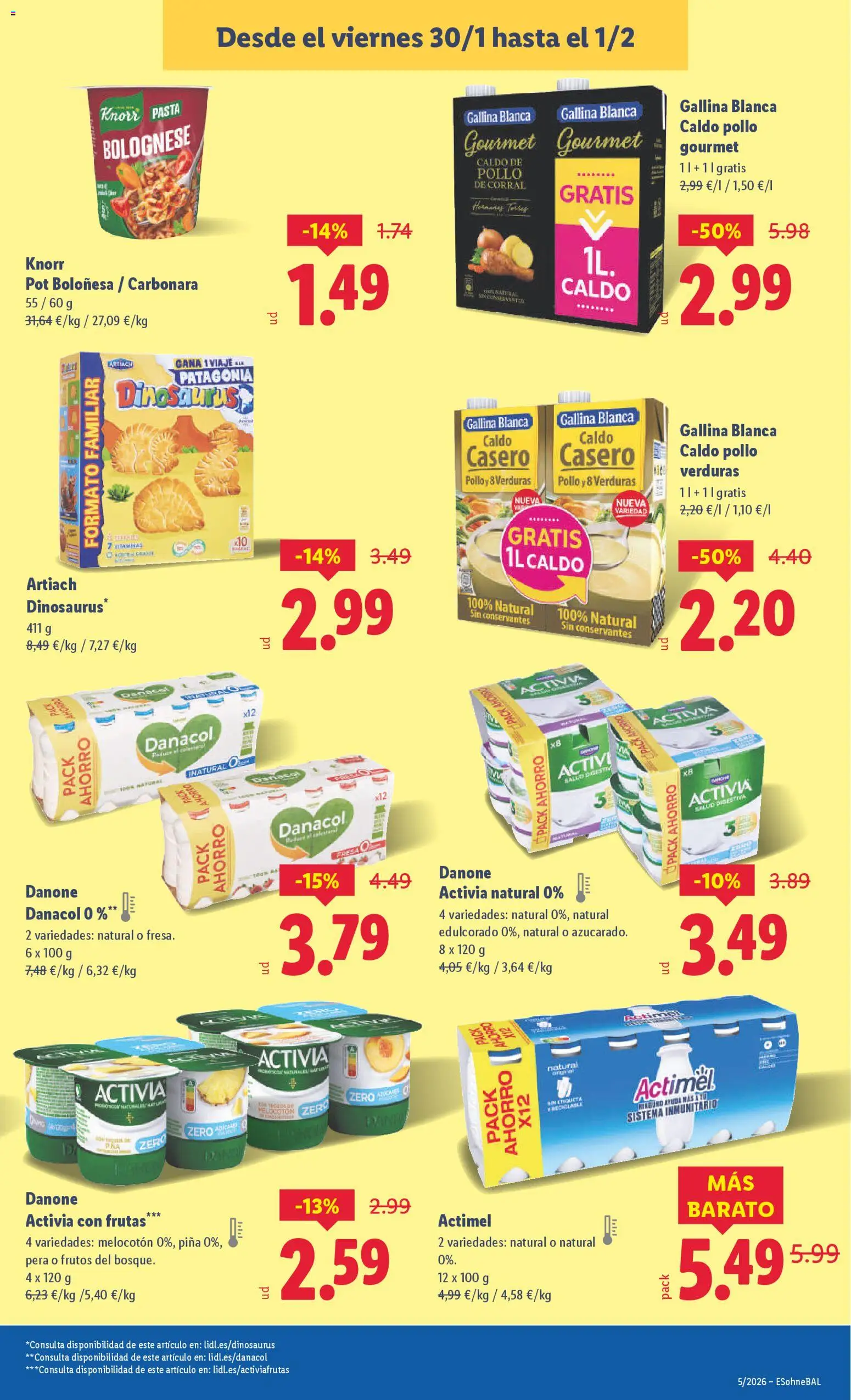 Lidl folleto │ válido desde el 26.01.2026 | Página: 37 | Productos: Piña, Pasta