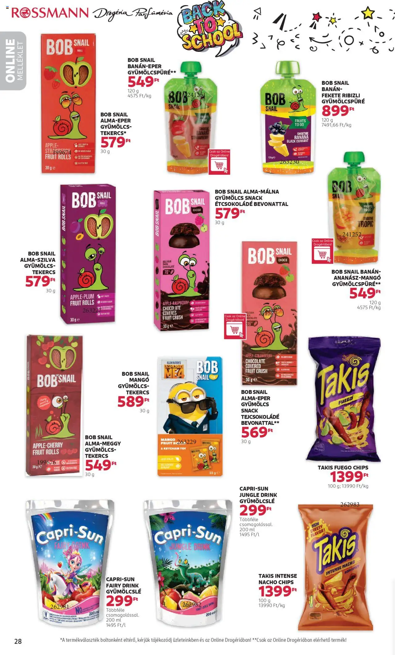Rossmann akciós ujság - amely érvényes a következő dátumtól: 11.08.2025 | Oldal: 30 | Termékek: Étcsokoládé, Banán, Smoothie, Mangó