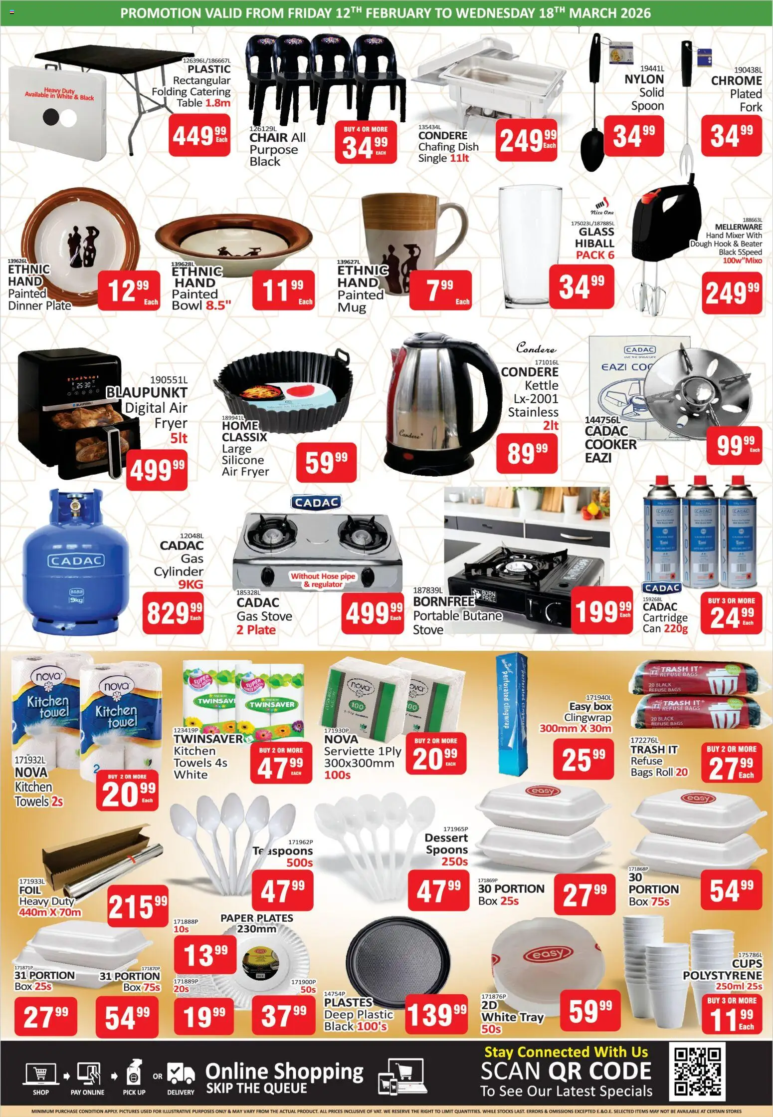 New KIT KAT Cash & Carry catalogue – valid from 12.02.2026 | Page: 4 | Products: Beater, Fryer, Air fryer, Gas stove