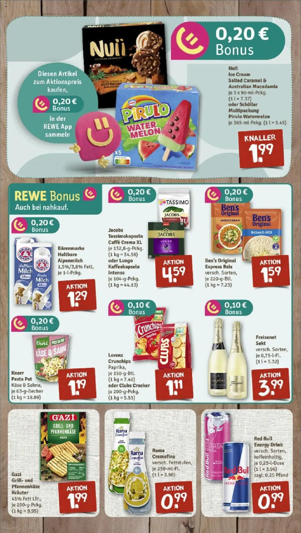 Rewe prospekt Gaustadt	 - gültig ab dem 13.07.2025 | Seite: 4 | Produkte: Rama, Energy, Rama cremefine, Lorenz crunchips
