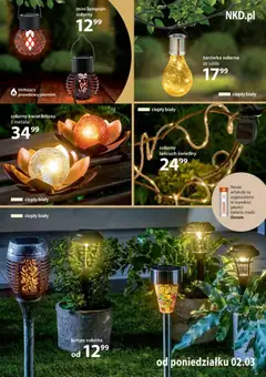 Pogląd oferty "NKD Gazetka" - ważna od 02.03.2026 | Strona: 3 | Produkty: Lampa solarna, Baterie, Lampa