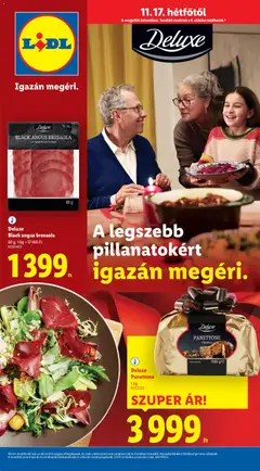 Lidl - Regionális Deluxe katalógus - amely érvényes a következő dátumtól: 17.11.2025