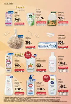 Dettol kézmosó utántöltő, (többféle) 500 ml - amely érvényes a következő dátumtól: 05.03.2026 | Oldal: 10