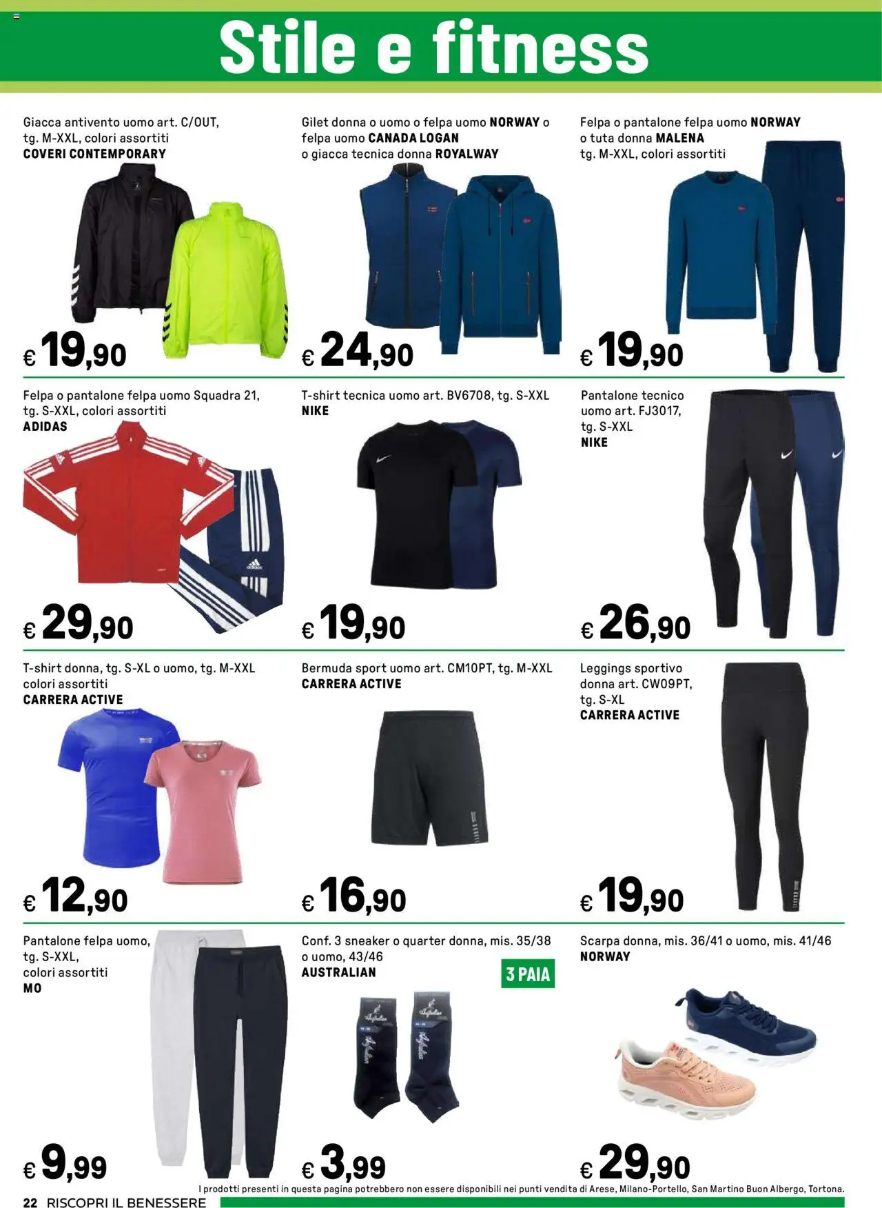 Volantino Iper del 18.08.2025 | Pagina: 21 | Prodotti: Felpa, Giacca, Leggings, Bermuda
