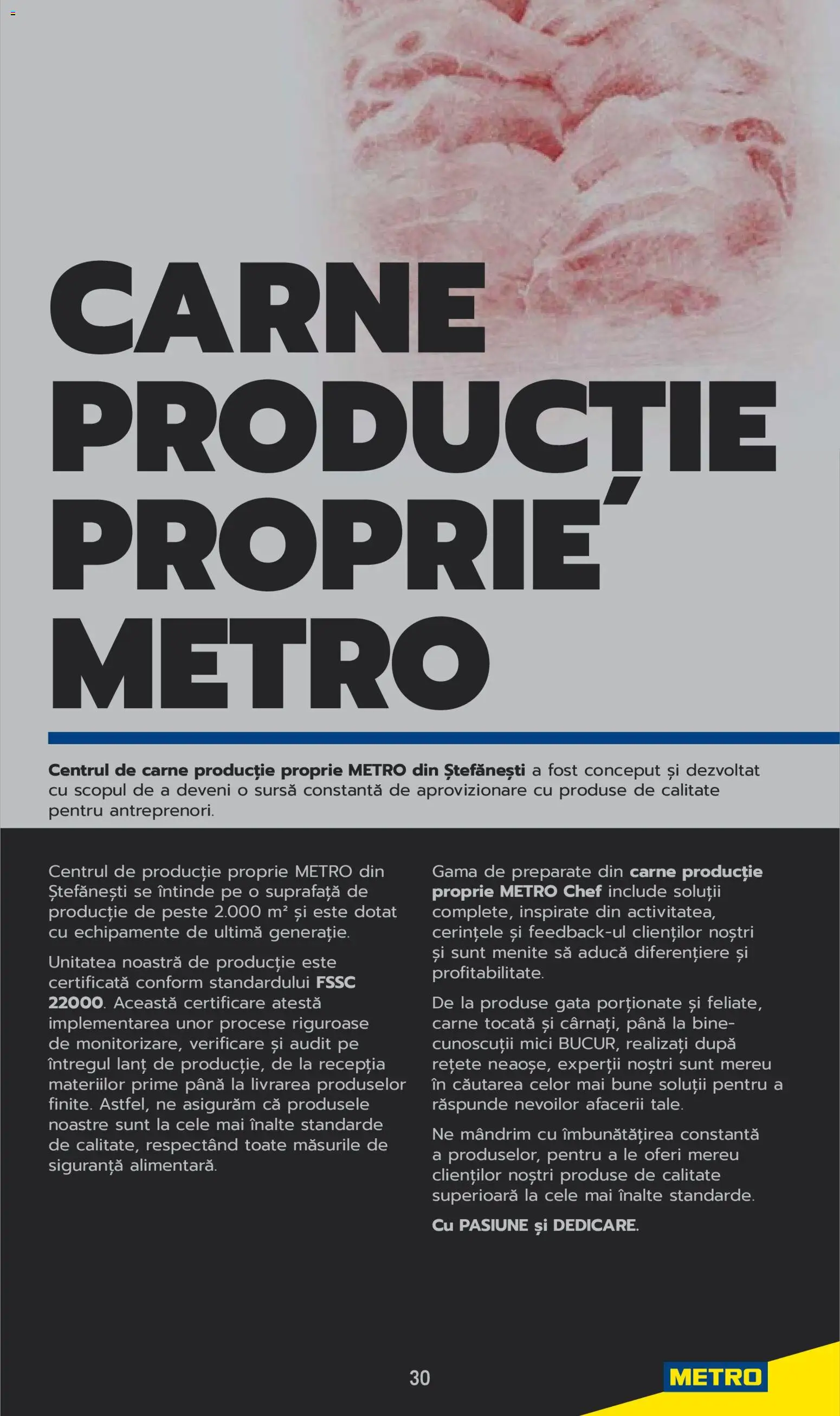Noul catalog Metro – valabil de la 03.06.2025 | Pagină: 30 | Produse: Mici, Pește, Carne tocată
